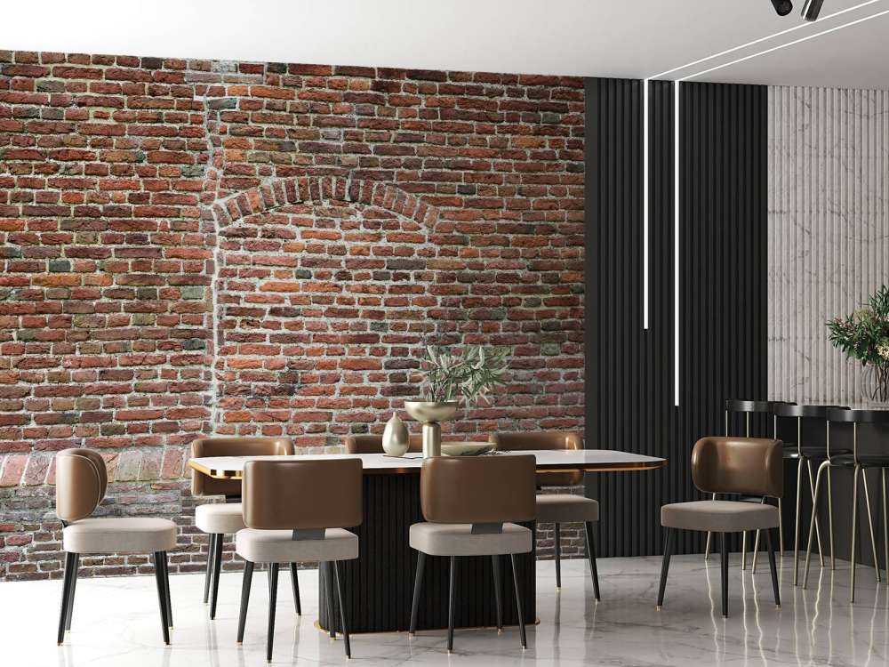 Vieux mur fissuré
