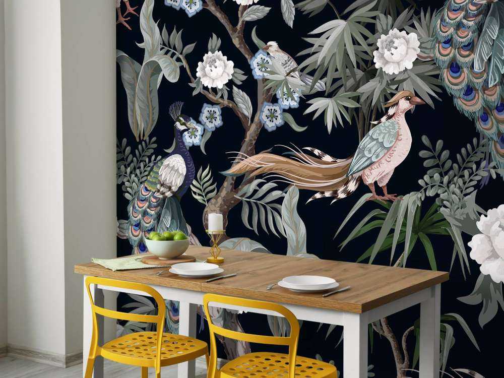 Paon en floraison nocturne