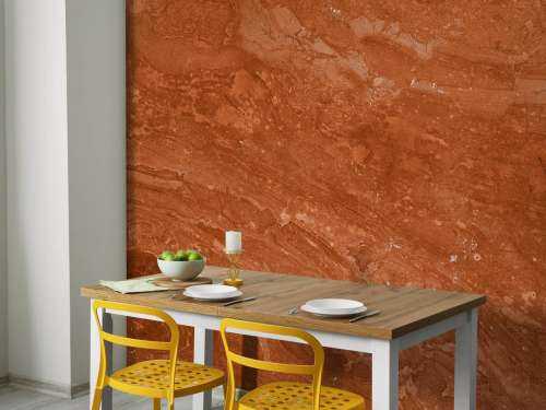 Marbre terracotta à effet ludique