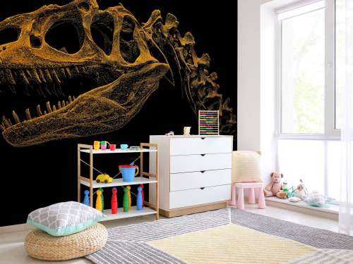 Squelette d'un dinosaure