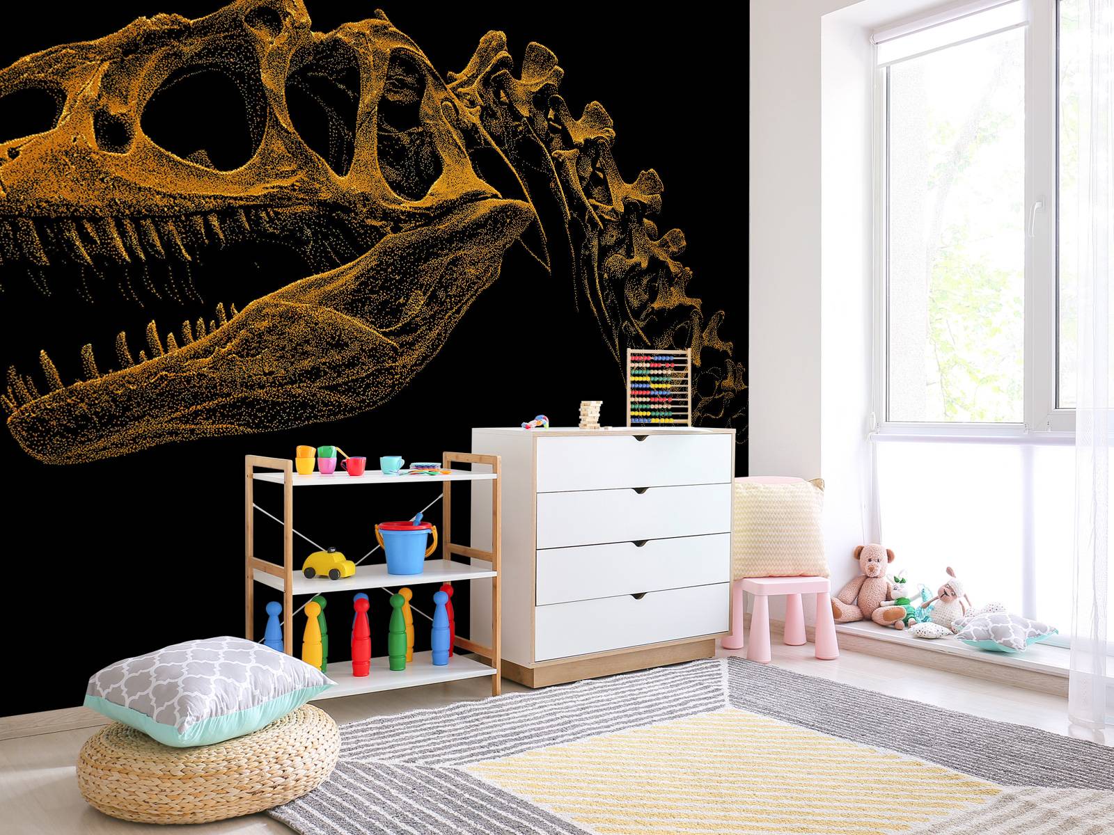 Squelette d'un dinosaure