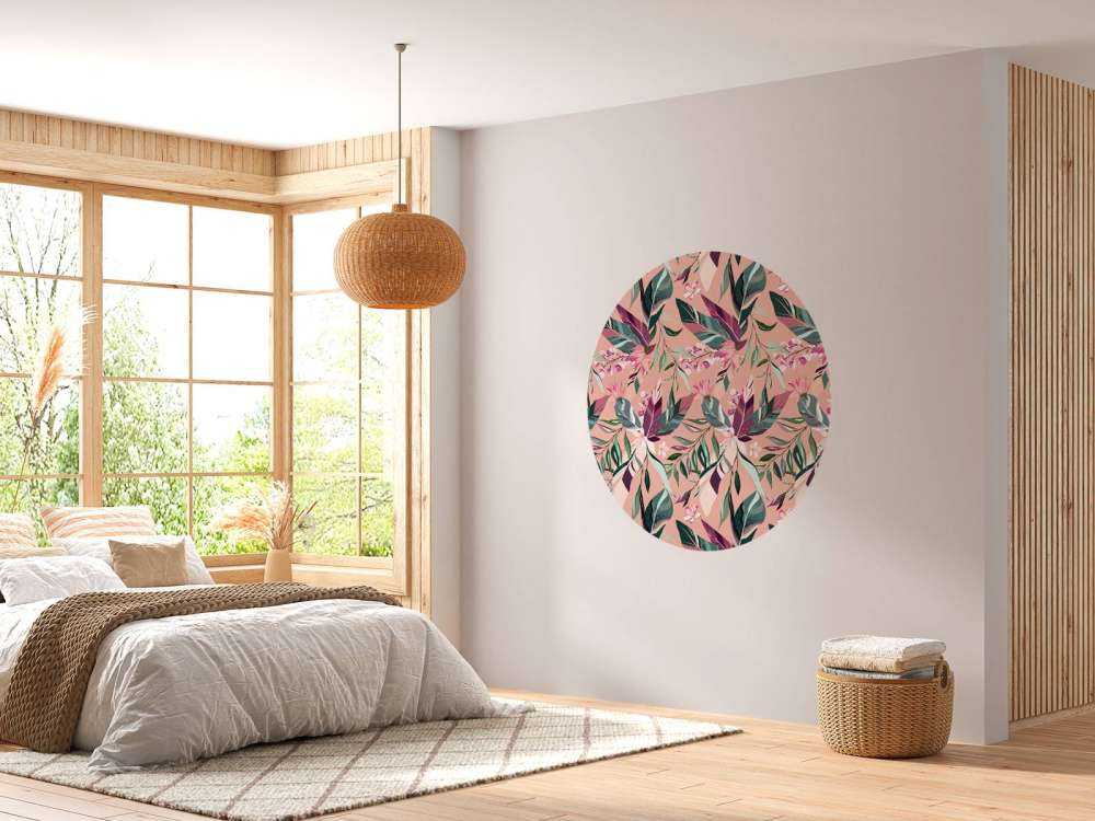 Motif Fleurs, rose