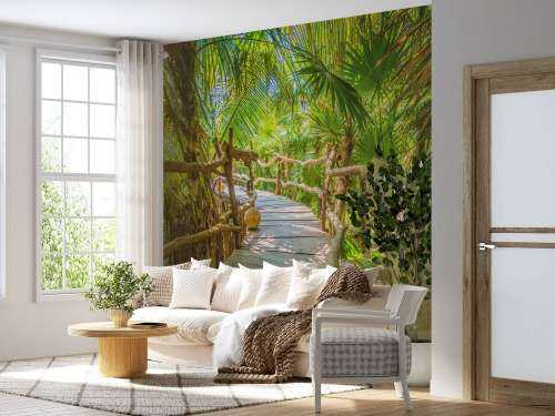 Pont dans la jungle tropicale