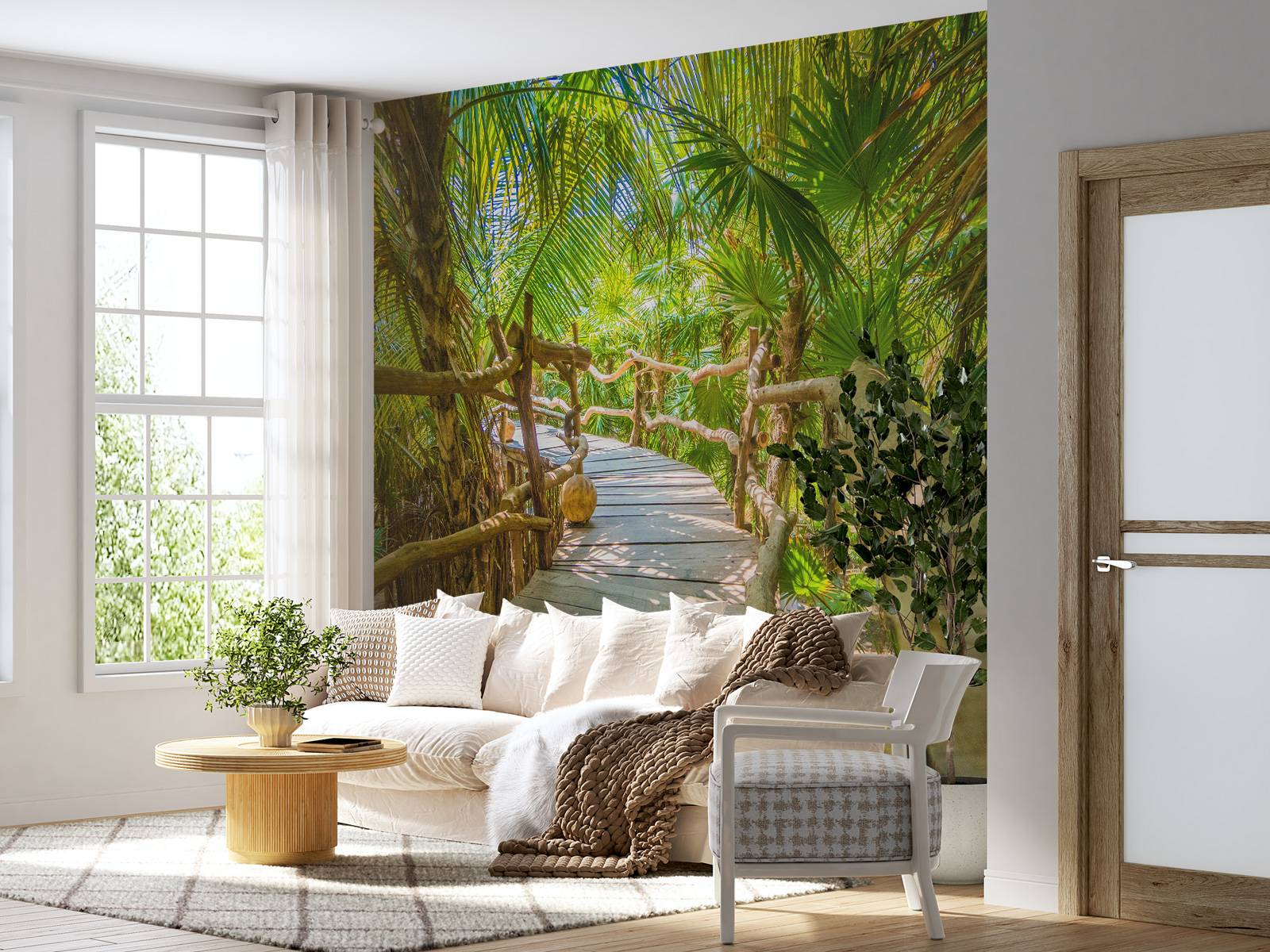 Pont dans la jungle tropicale