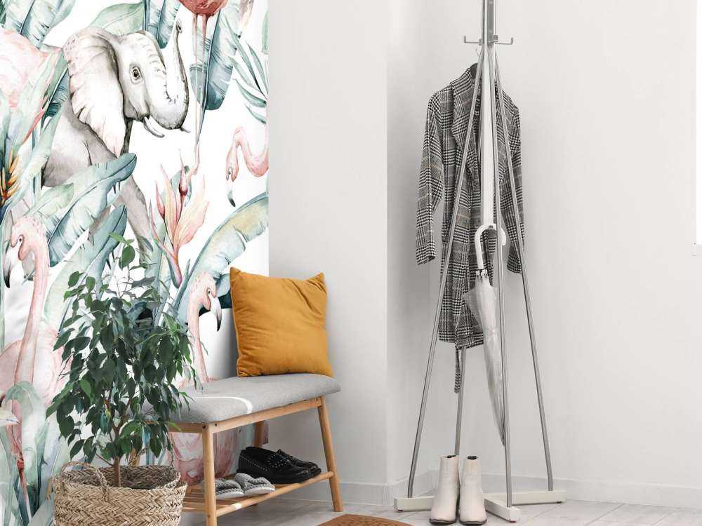 Animaux entre les feuilles