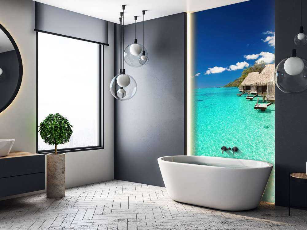 Chalets aux Maldives