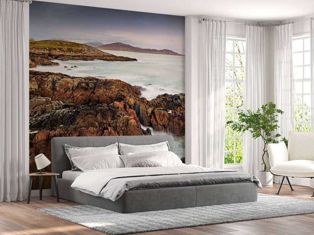 Rivage avec des rochers