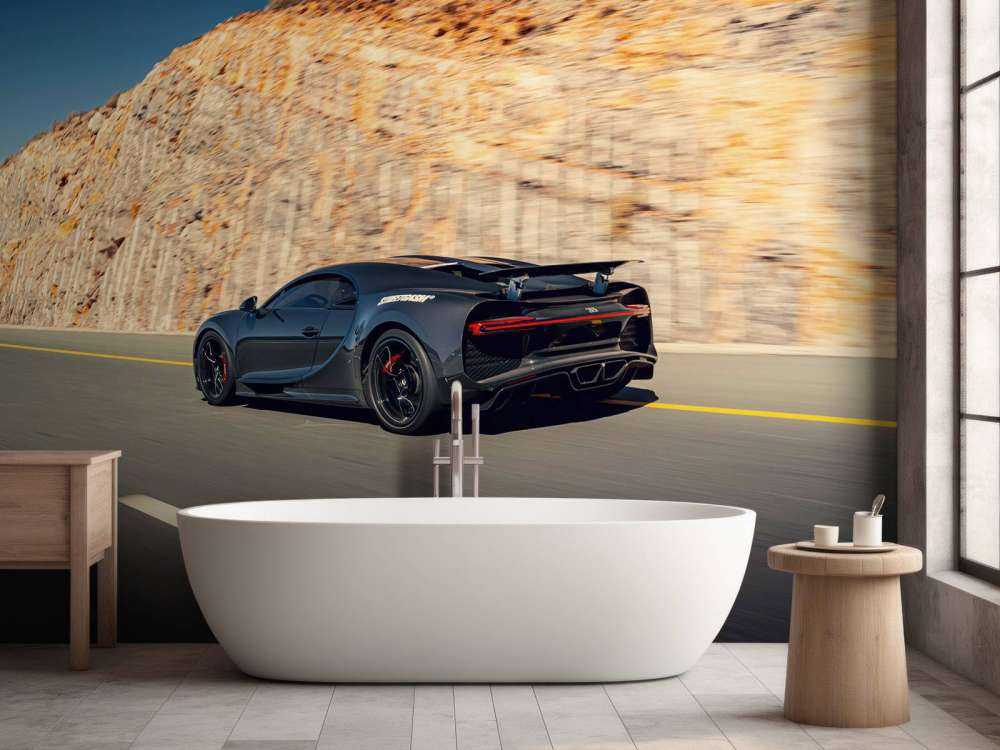 Bugatti Chiron Pur Sport en action