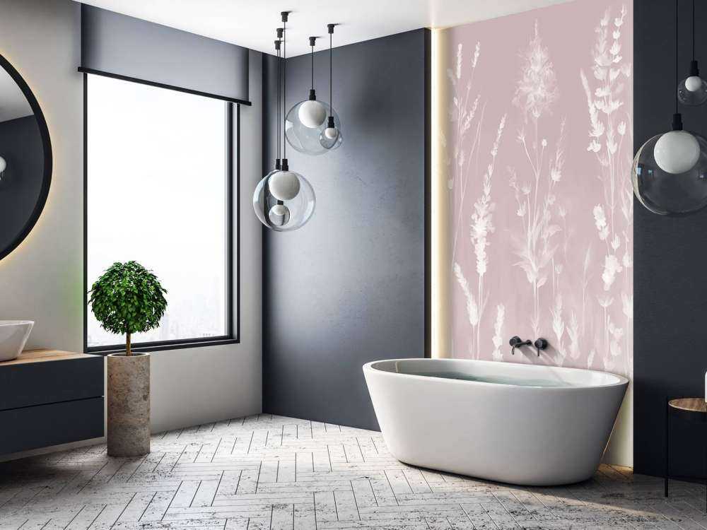 Lavande Clair Seamless Rose Poudré