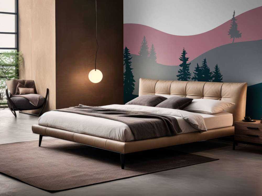 Paysage rose