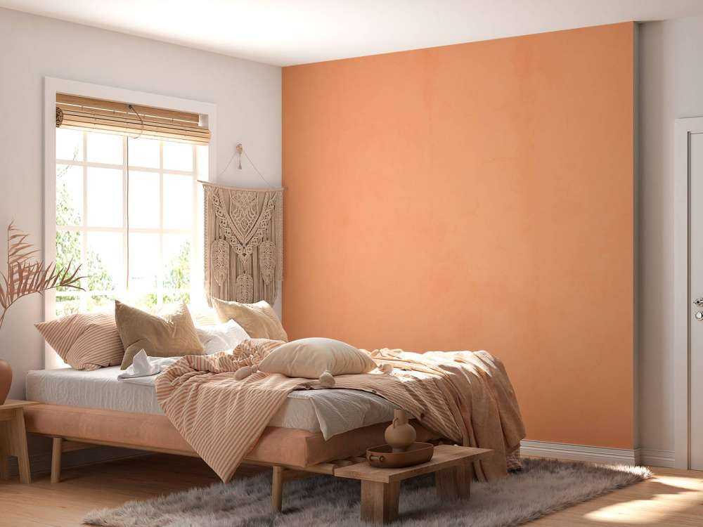 Béton orange clair