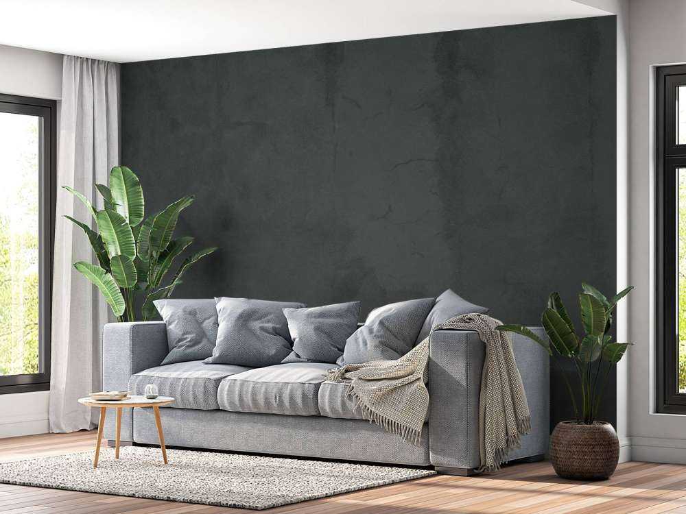 Béton noir olive