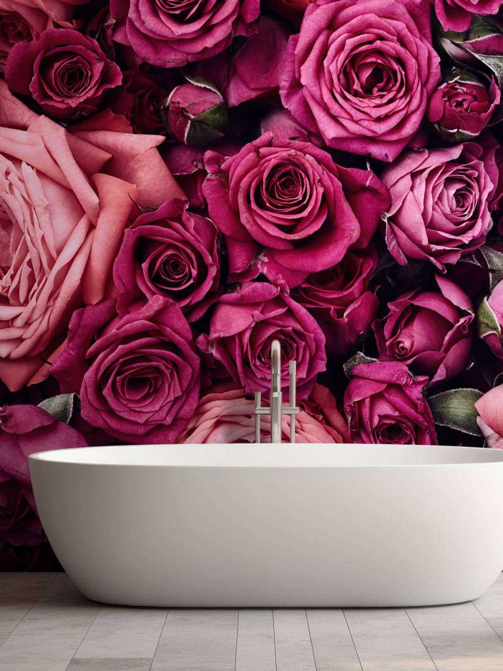 Les roses roses