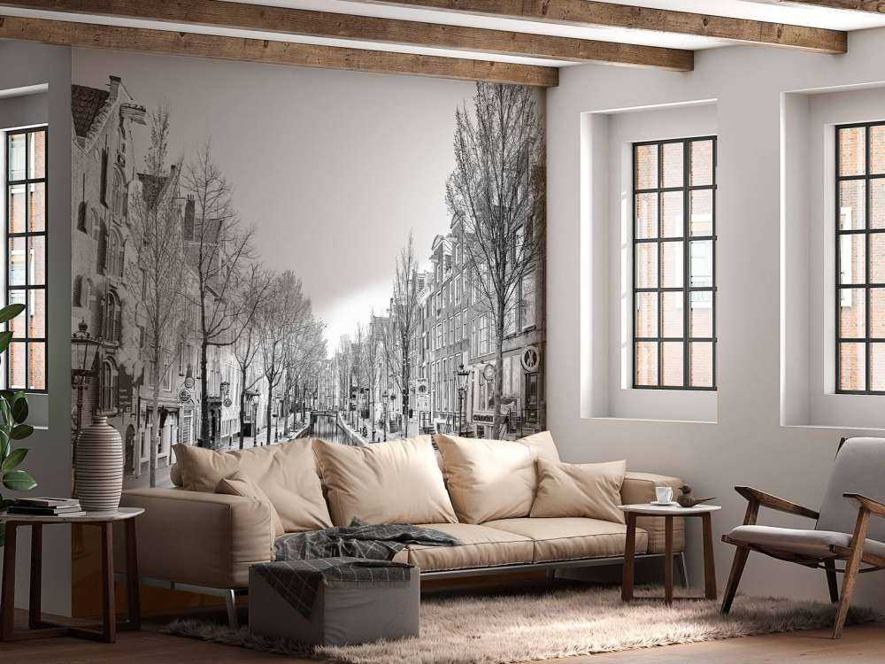 Amsterdam en noir et blanc