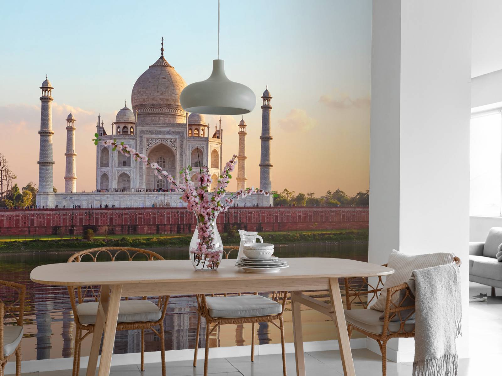 Taj Mahal le matin