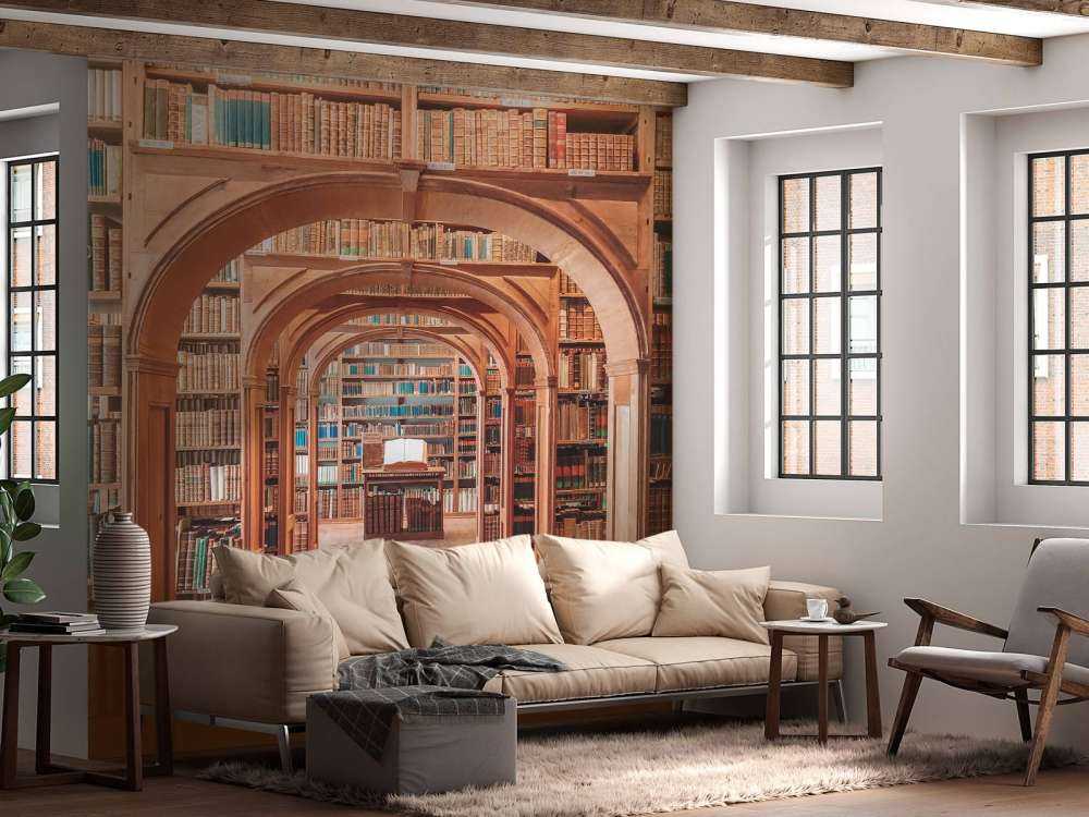 Galerie de livres en bois