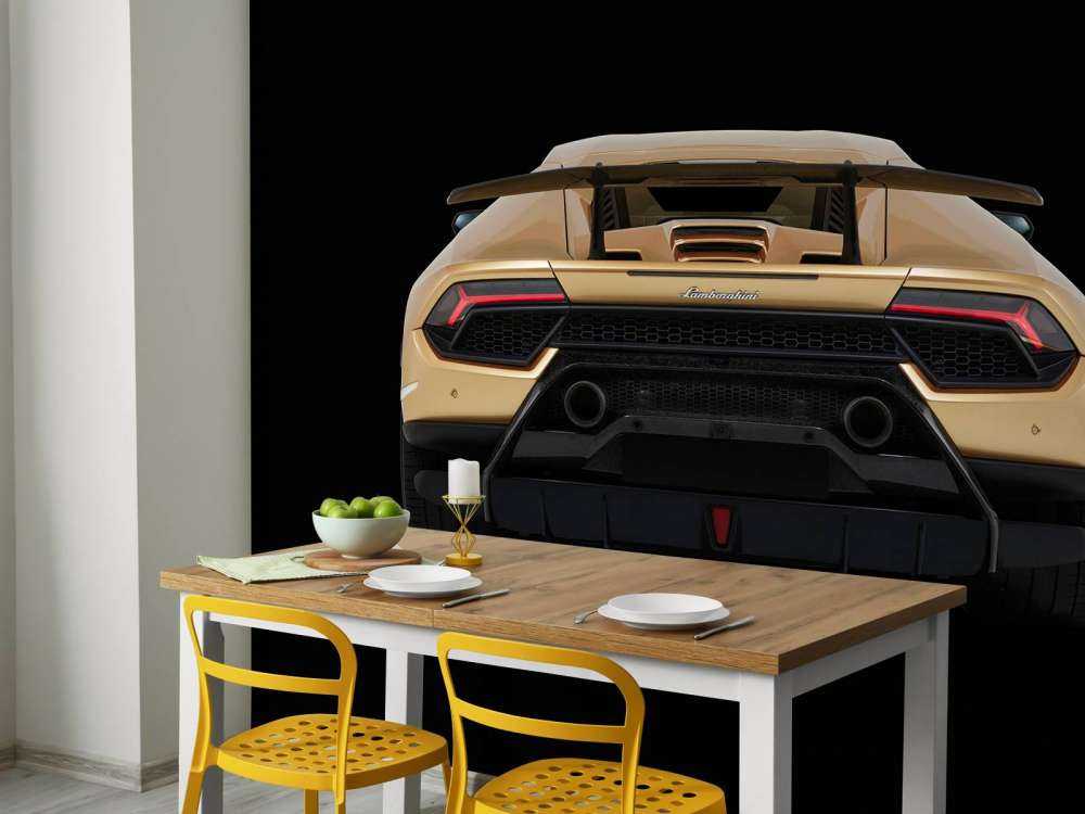 Lamborghini Huracán - Arrière, noir