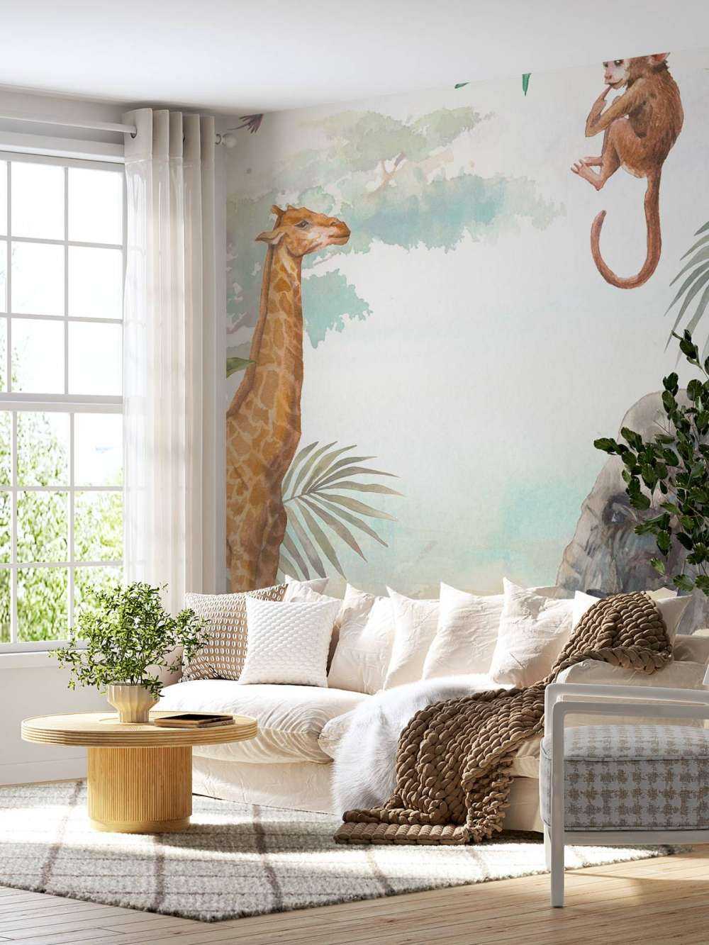 Animaux à l'aquarelle