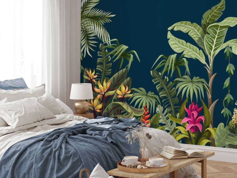 Fleurs et arbres de la jungle