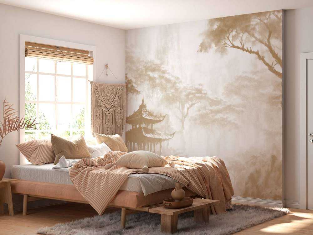 Pavillon Oriental Brumeux, taupe