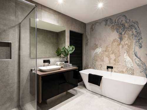 Splendeur Baroque du Paon sous un Angle Moderne