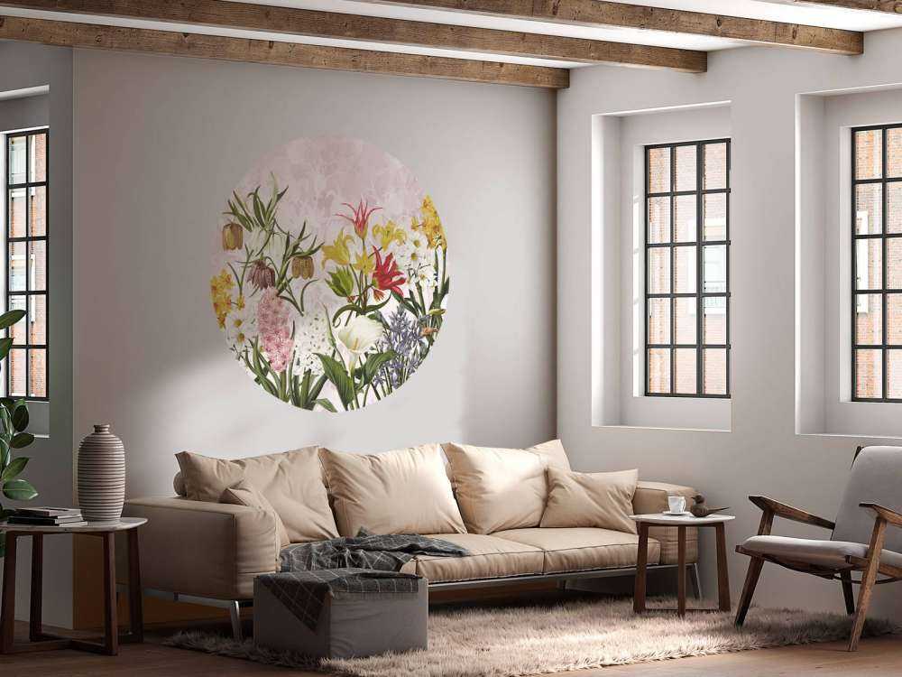 Fleurs de printemps - Rose pétale doux