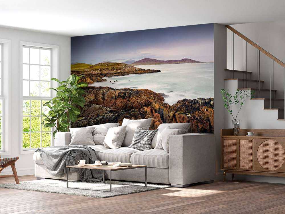 Rivage avec des rochers