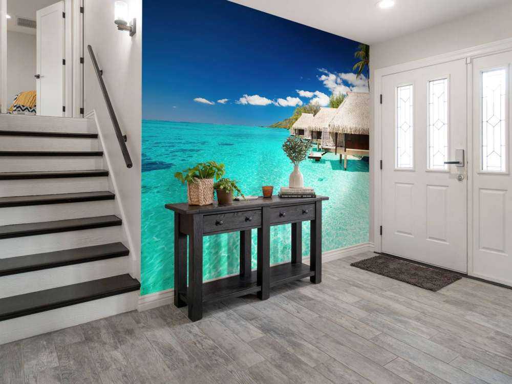 Chalets aux Maldives
