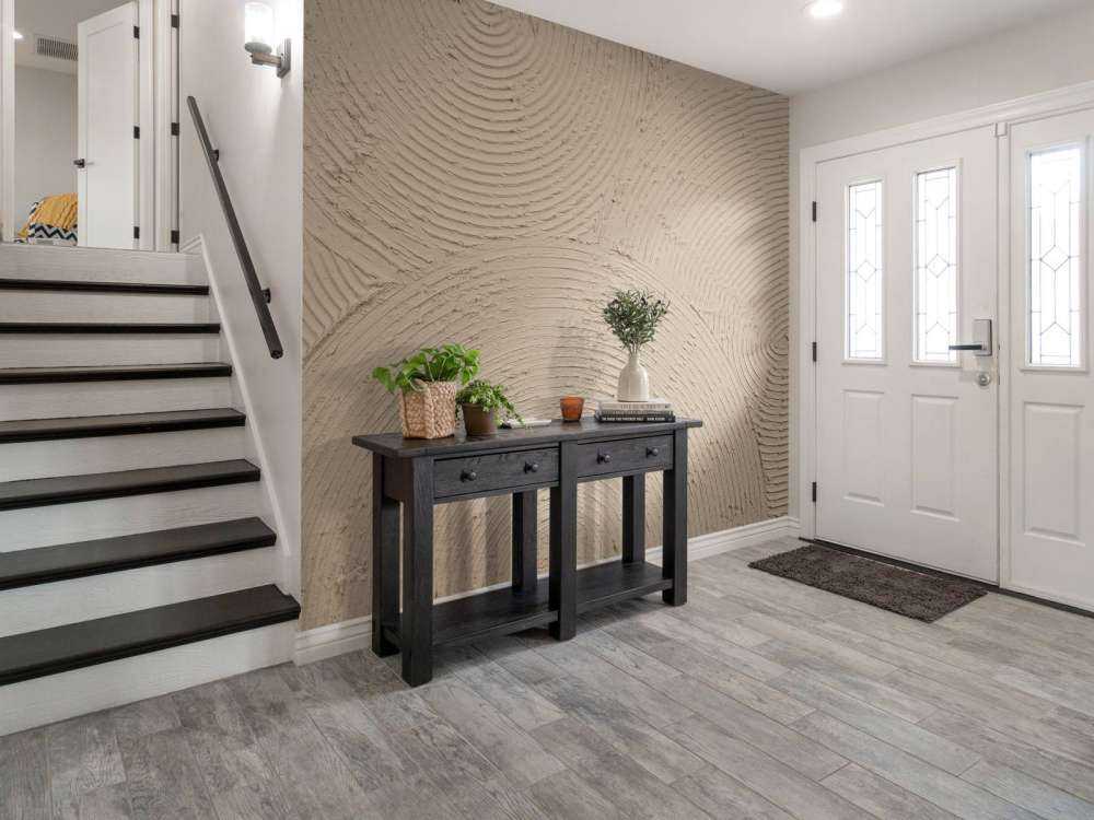 Cercles zen en taupe