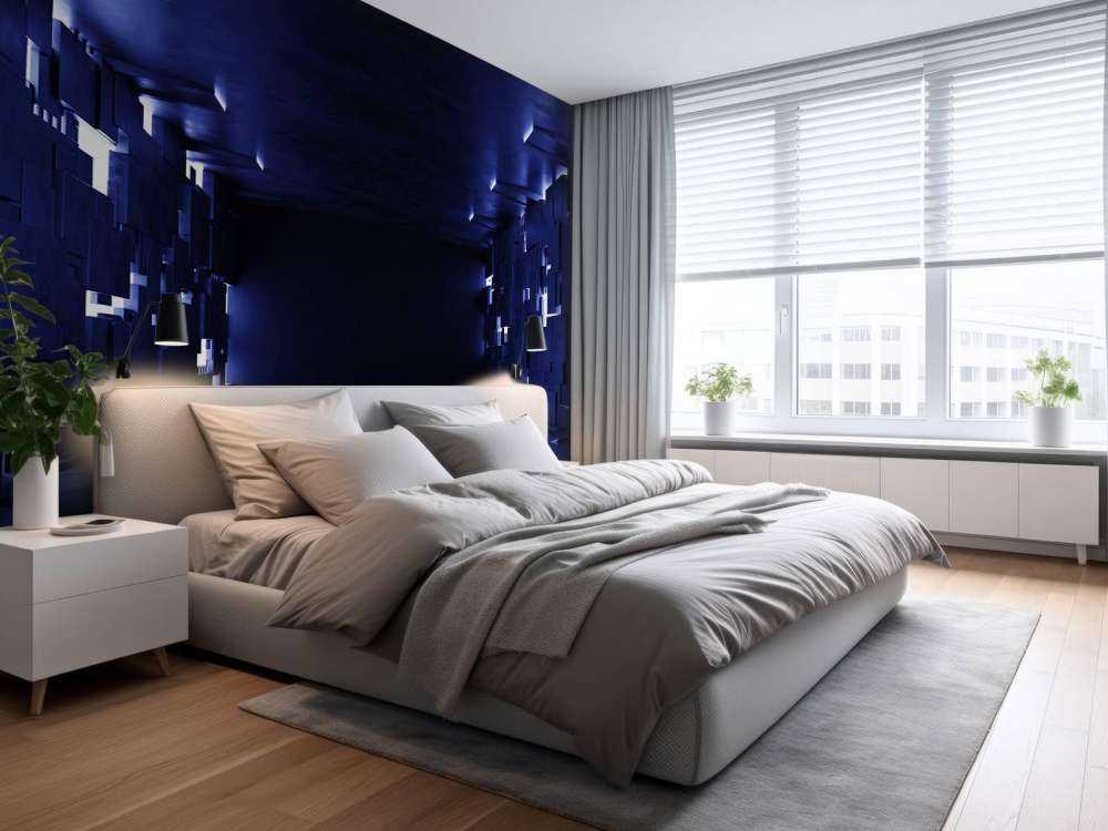 Chambre moderne et futuriste