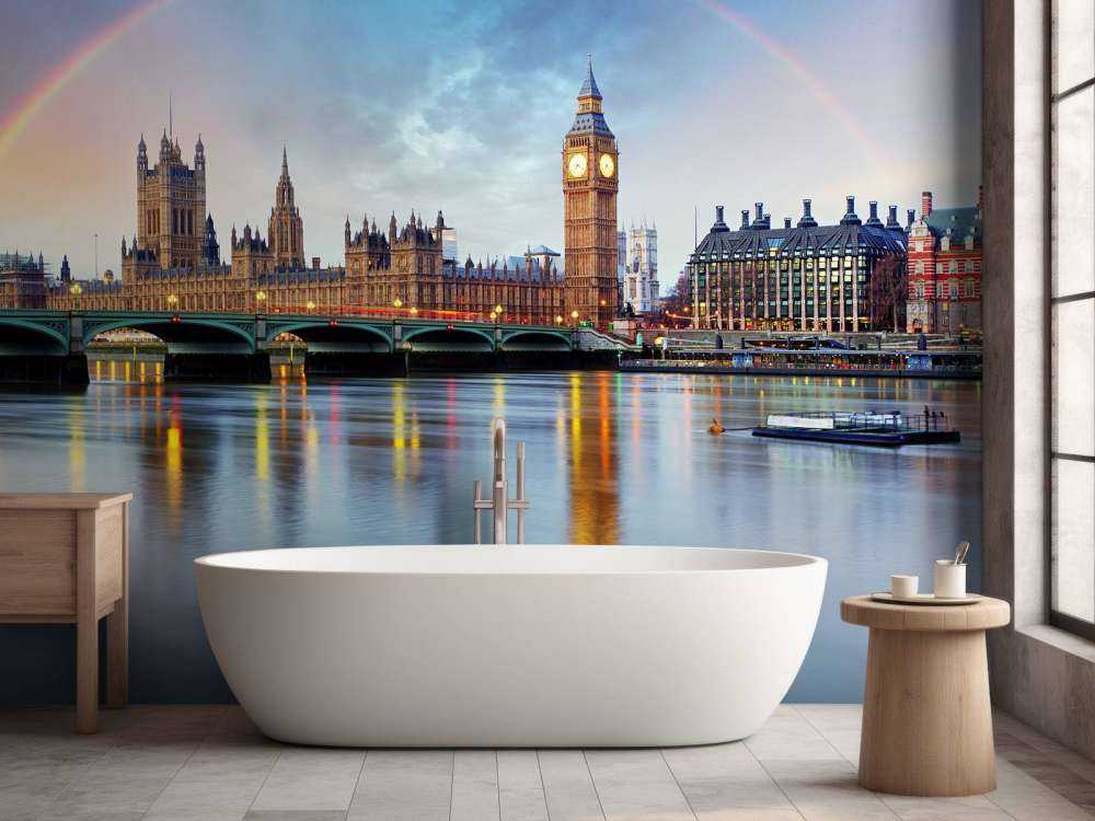 Arc-en-ciel sur Londres