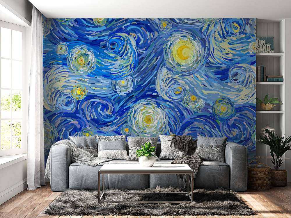Illustration de nuit étoilée