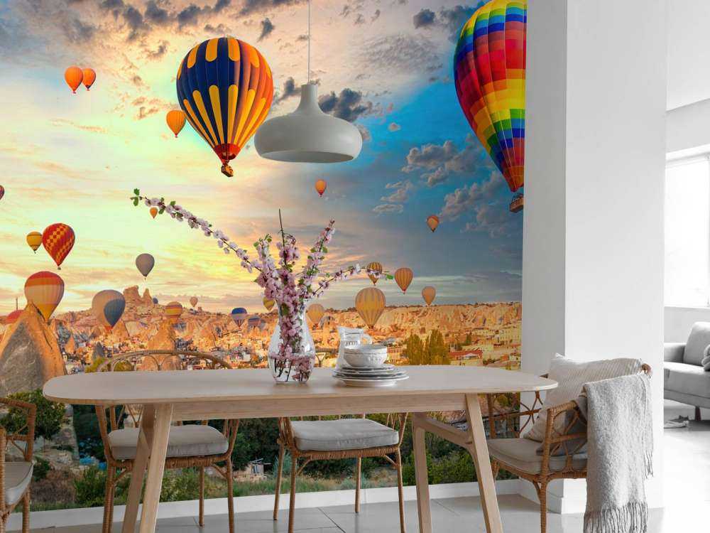 De belles montgolfières