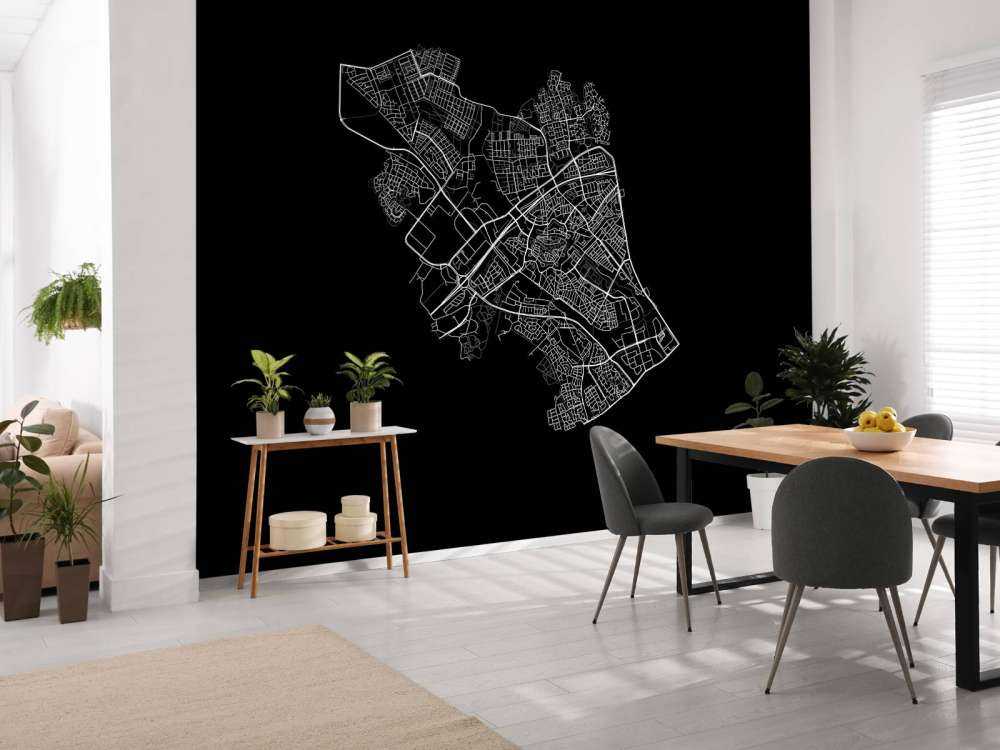 Carte de Zwolle, noir