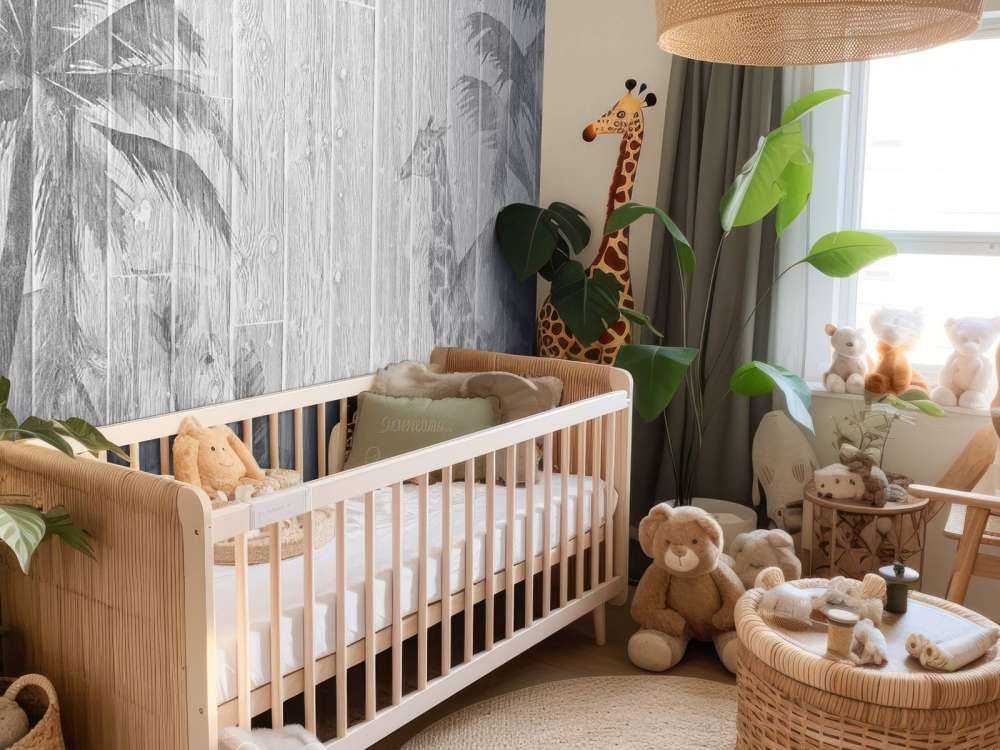 Animaux de la jungle sur bois