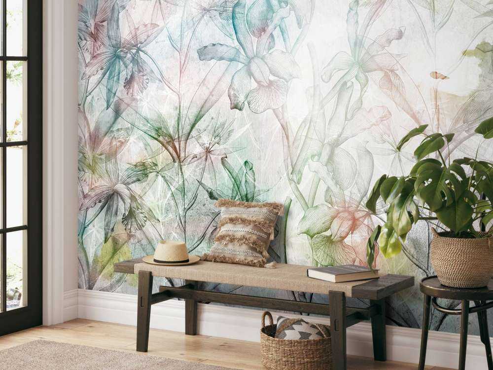 Orchidée en béton rêve