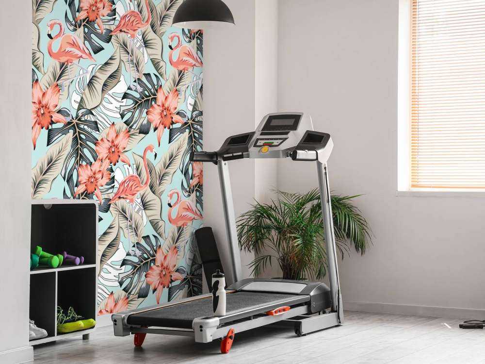 Flamant rose tropical