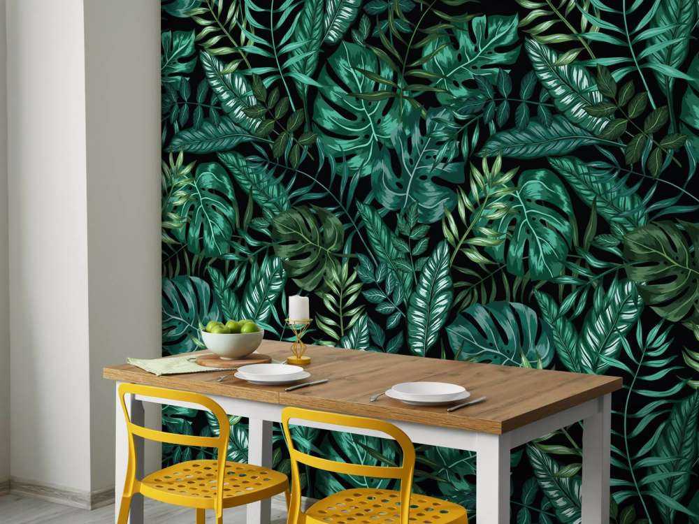 Illustration de feuilles vertes