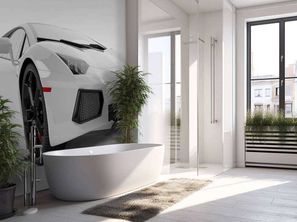 Supercar blanche