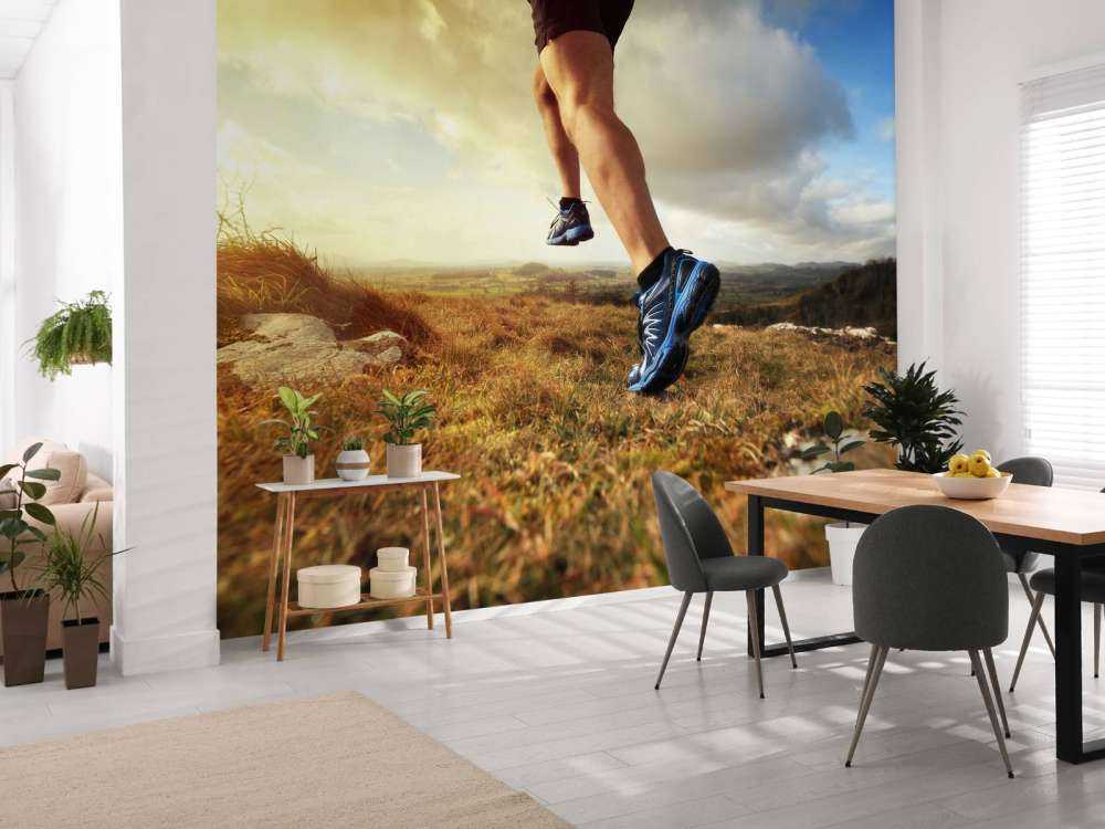 Joggeur en action