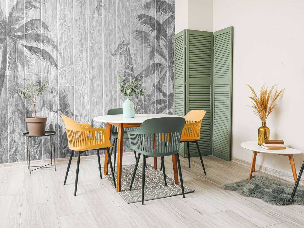Animaux de la jungle sur bois