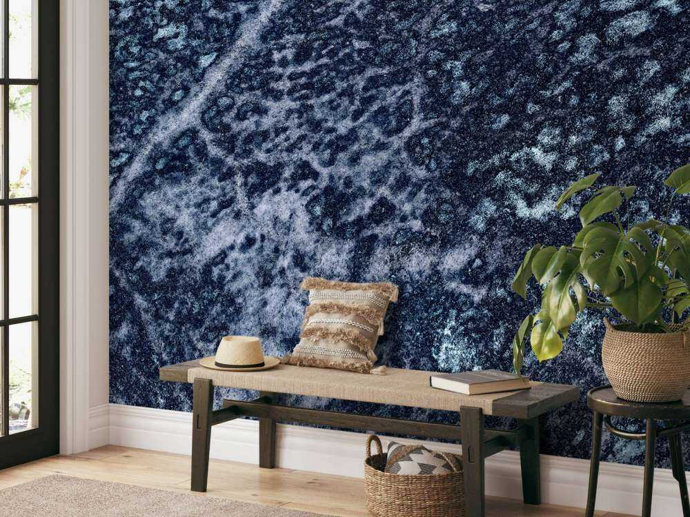 Texture bleue