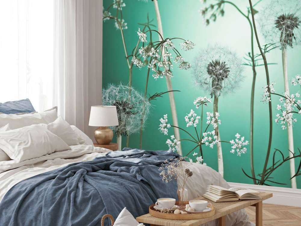Fantaisie des prés turquoise