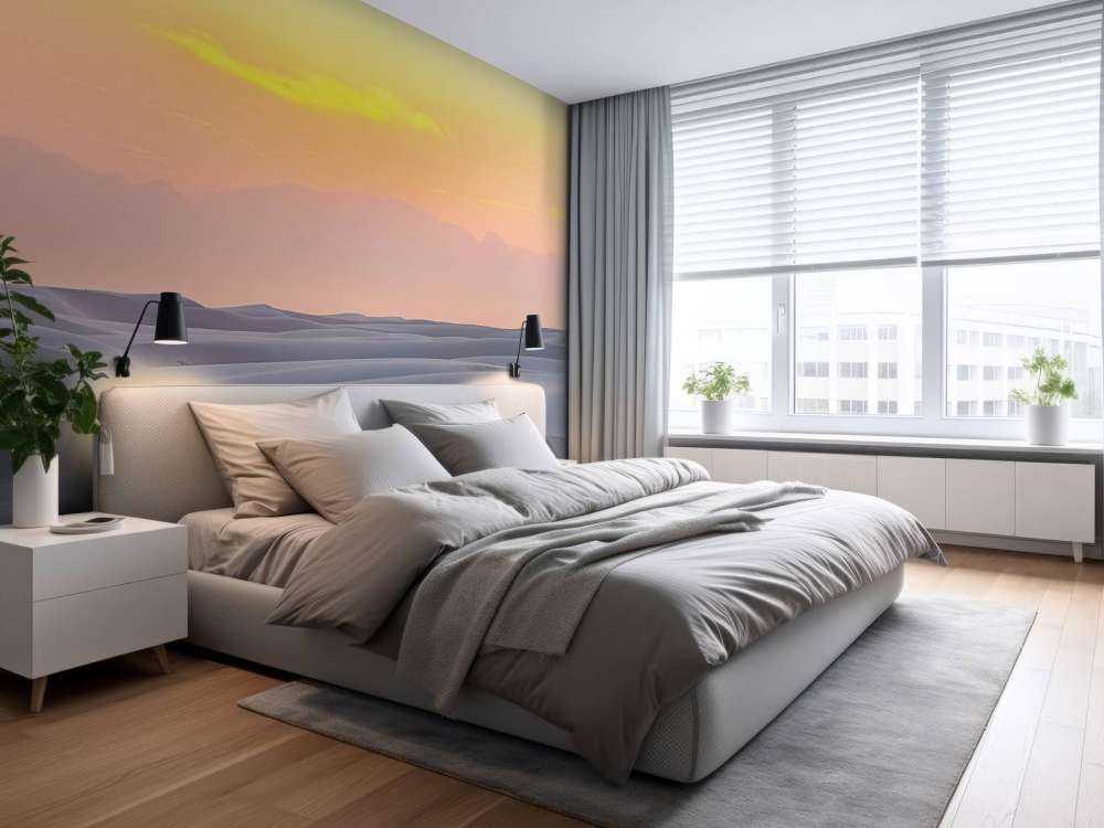 Dunes de sable blanc