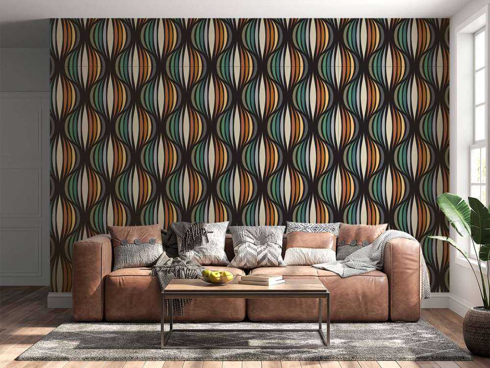 Motif de style rétro