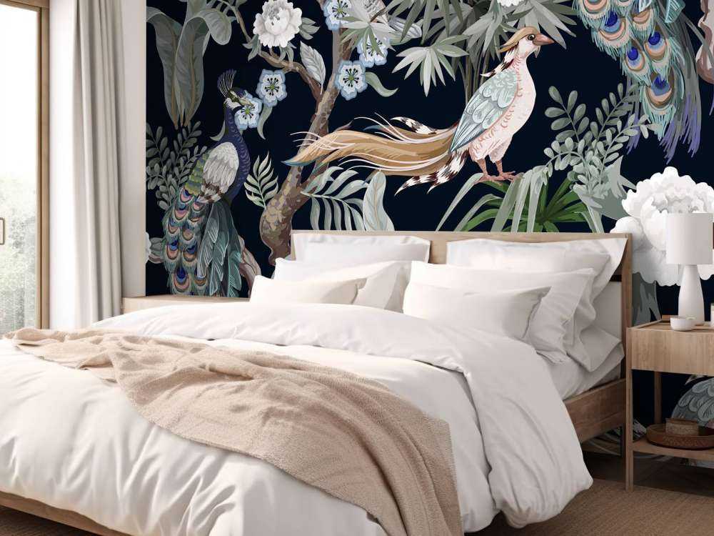 Paon en floraison nocturne