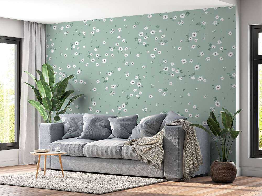 Échoppe de Fleurs Vert Menthe