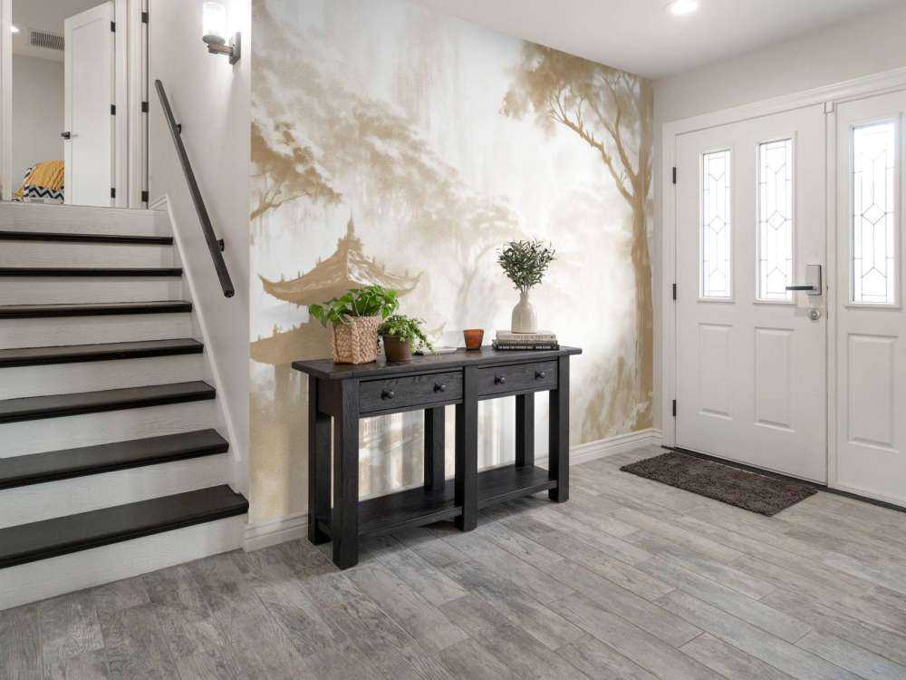 Pavillon Oriental Brumeux, taupe