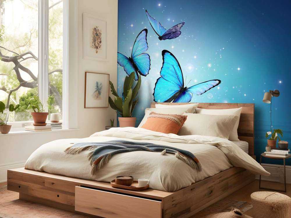 Papillons de fée sur l'eau