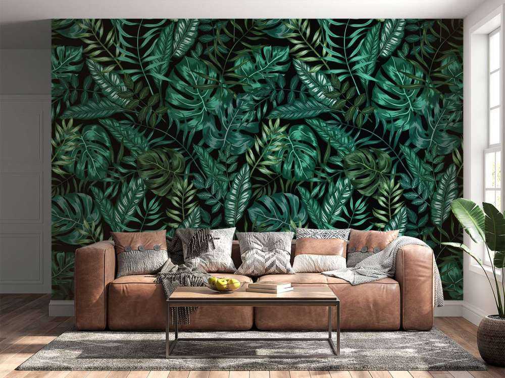 Illustration de feuilles vertes